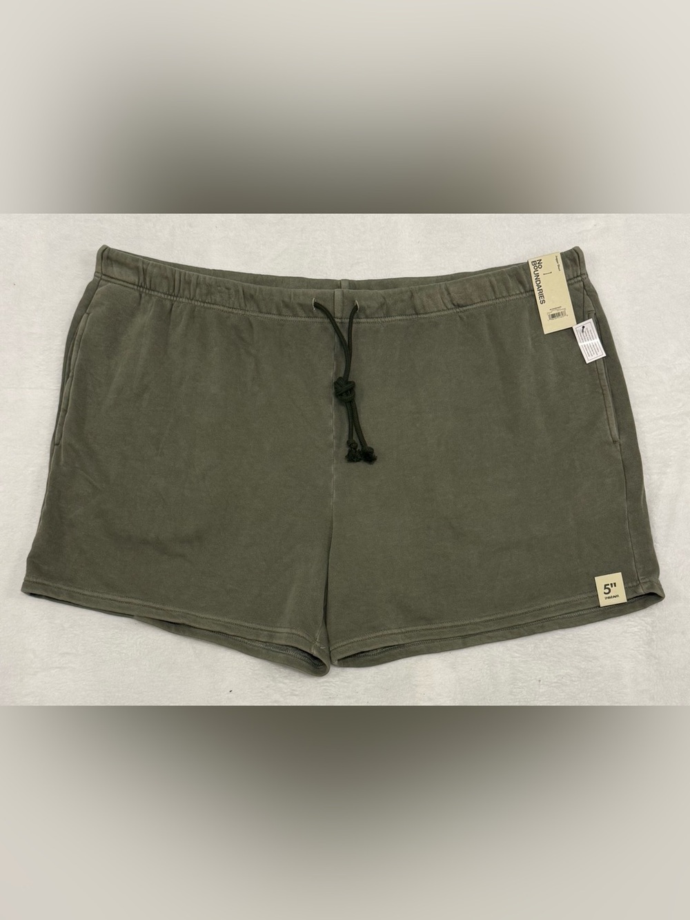 No Boundaries Men’s 3XL Green Midnight Jogger Shorts 5” Inseam NWT